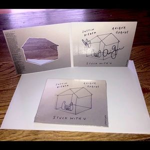Justin Bieber & Ariana Grande Signed CD unopened